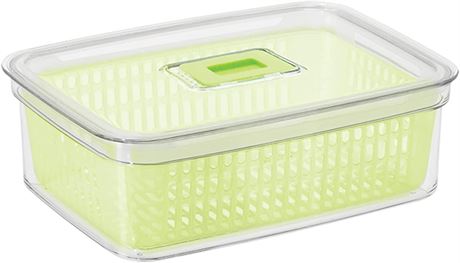 Oggi Food Storage Bin, 12.25" x 8" x 4", Clear