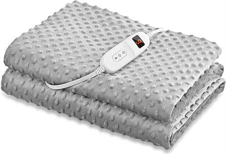 Electric Heated Throw Blanket Size 50" x 60"