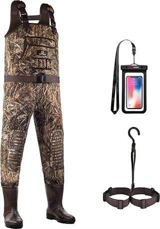 DRYCODE Chest Waders with Boots - Reel Reed - Size 7