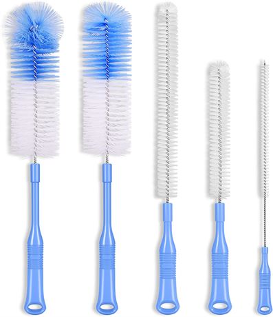 Bottle Brush Cleaner 5 Pack - Blue