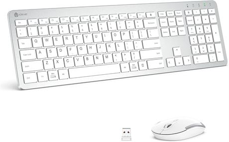 iClever GK08 Wireless Keyboard and Mouse