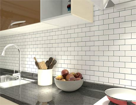 Art3d 10-Sheet Peel and Stick Backsplash