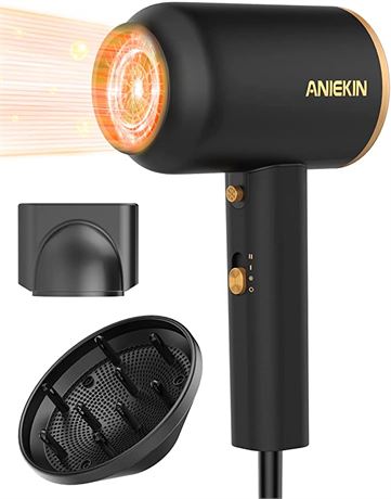 Aniekin Hair Blow Dryer 1875W with Diffuser