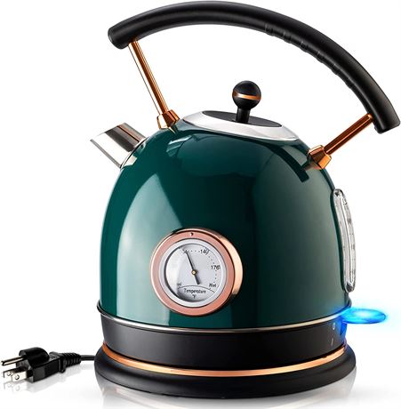 Pukomc 1.8L Electric Water Kettle with Temperature Gauge