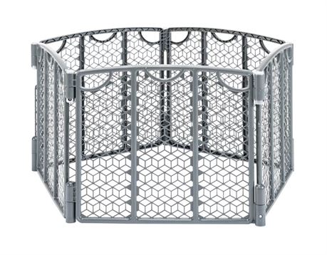 Evenflo Play Space Enclosure Gate, Cool Gray