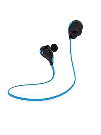 SoundPEATS Qy7 Bluetooth 4.0 Wireless Sports Headset (Black & Blue)