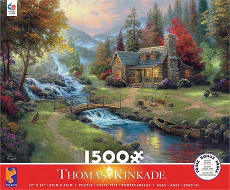 Ceaco - Thomas Kinkade - Mountain Paradise - 1500 Pcs