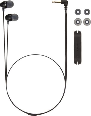 Sony MDREX15LP Fashion Color EX Series Earbuds (Black)
