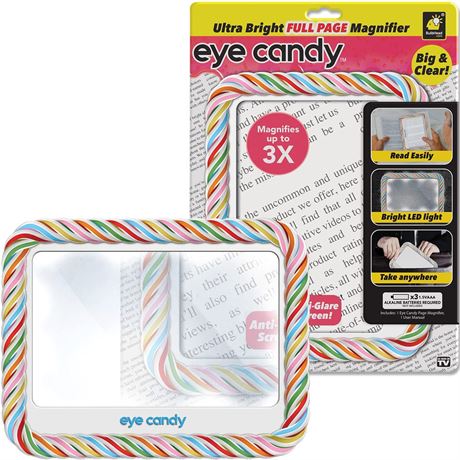 Eye Candy Ultra Bright Full Page Magnifier