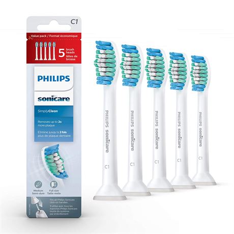 Philips Sonicare Genuine SimplyClean Replacement Toothbrush Heads