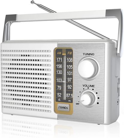 Yewrich AM FM Radio Portable Battery Operated Transistor Radios