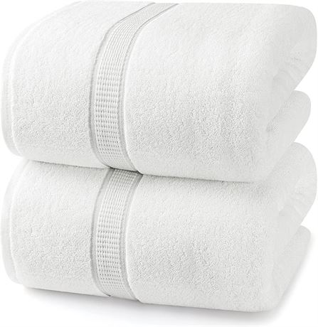 Utopia Towels - Luxurious Jumbo Bath Sheet 2 Piece - White