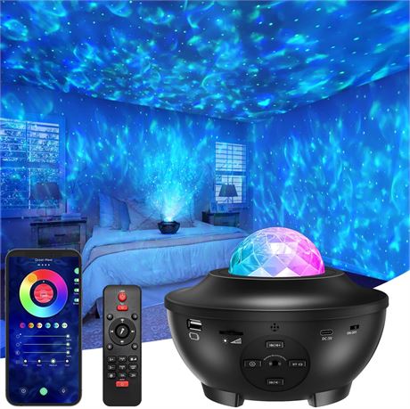 star projector galaxy night light projector with remote
