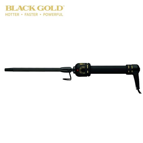 Hot Tools Black Gold Ribbon Curling Wand (5/8 in)