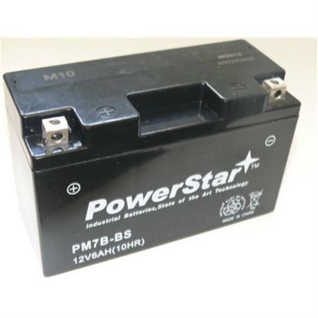 PowerStar PM7B-BS 7B-BS Motorcycle Battery