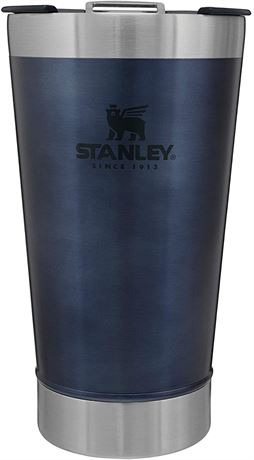 Stanley Classic Stay Chill Vacuum Insulated Pint Glass w/ Lid, 16oz Beer mug