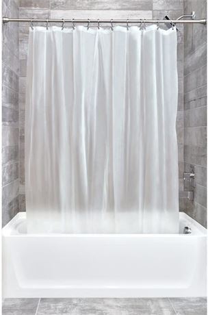 iDesign EVA Mold & Mildew Resistant Shower Curtain Liner, 54x 78 Frost