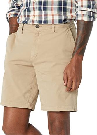 Goodthreads Men's Slim-Fit 9" Inseam Chino Shorts, Khaki Tan, Size 33