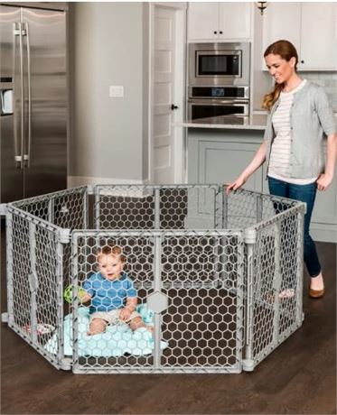 Regalo 2-in-1 Plastic Pet Gate