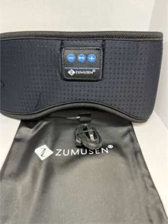 Zumusen New Sleep Headphones, Bluetooth Sleep Mask 3D Wireless Black