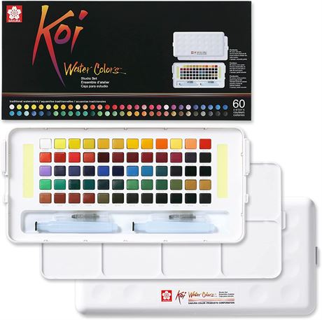 Sakura Koi Studio Kit - Watercolor Sets for Studio Art or Art On The Go