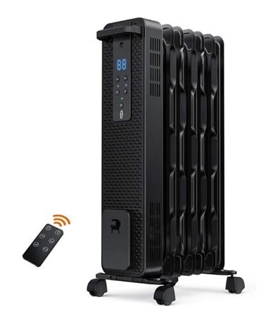 TaoTronics Oil Filled Radiator Space Heater with 3 Heating Modes, TT-HE005