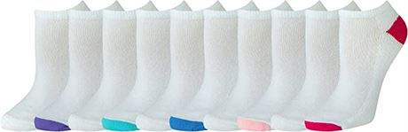 Amazon Essentials Women's Cotton No-Show Socks, Multipacks, Size 6-9