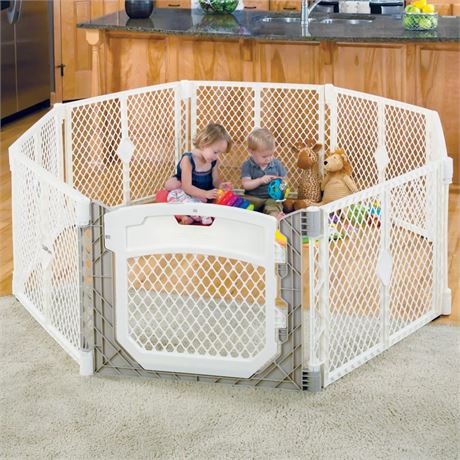 North States Toddleroo Superyard Ultimate 8 Panel Baby Play Yard