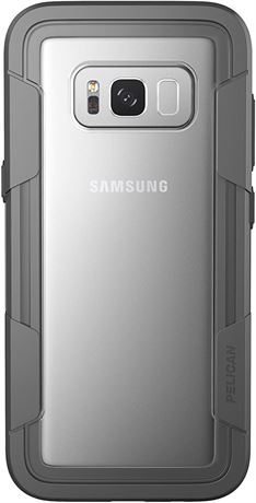 Pelican Voyager Samsung Galaxy S8+ Case - Clear/Grey