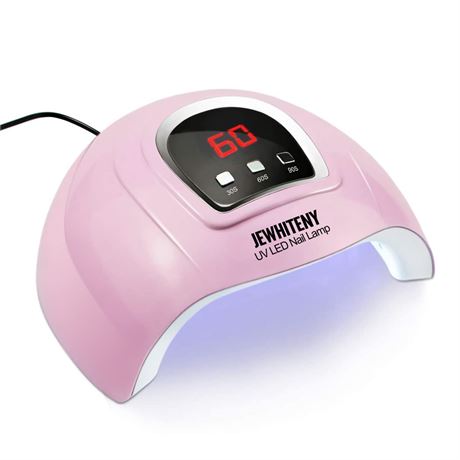 UV LED Nail Lamp 54W, Professional Nail Dryer Automatic Sensor, LCD Display