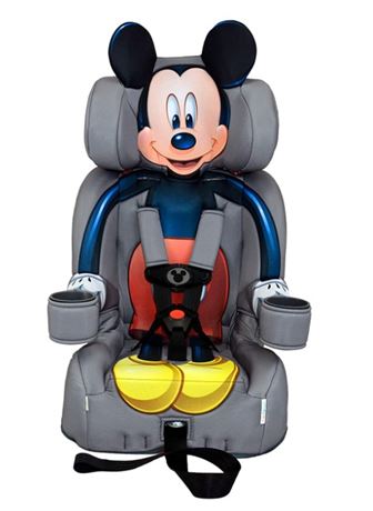 KidsEmbrace Mickey Mouse Combination 5 Point Harness Booster Car Seat