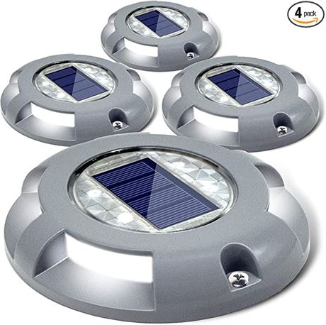 SIEDiNLAR Solar Deck Lights - 4 Pack