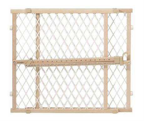 Position and Lock Wood Safety Gate