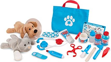 Melissa & Doug Examine and Treat Pet Vet Play Set fpr kids (24 pcs)