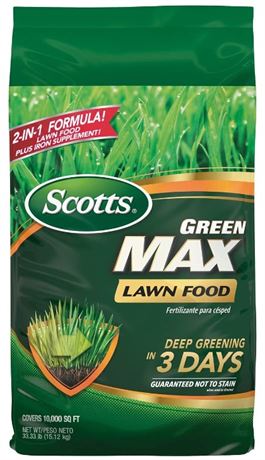 Scotts Green Max Lawn Food, 10,000 sq. ft Coverage