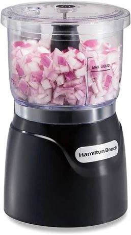 Hamilton Beach Electric Vegetable Chopper & Mini Food Processor, 3-Cup