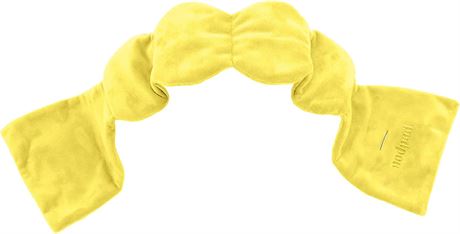 Nodpod Gentle Pressure Sleep Mask Bead Filled, Machine Washable, (Canary Yellow)