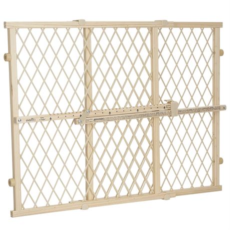 Evenflo Pressure-Mounted Position and Lock Baby Gate, Tan