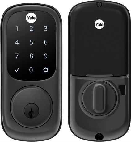 Yale Assure Lock - Wi-Fi Touchscreen Smart Lock - Black Suede