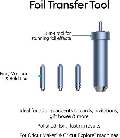 Cricut Foil Transfer Kit For Cricut Maker & Explore Machines