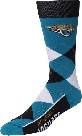 FBF NCAA unisex-adult Jacksonville Jaguars Team Color, Socks, One Size