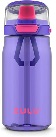 ZULU Kids Flex 16oz Tritan Plastic Water Bottle with Silicone Spout