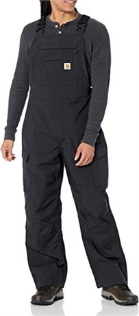 Carhartt mens Storm Defender� Loose Fit Heavyweight Bib Overall - Large/Black