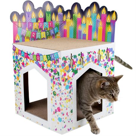 Kitty City Birthday Cake Scratcher