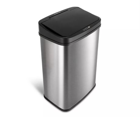 Nine Stars Motion Sensor Touchless 13.2 Gal Trash Can