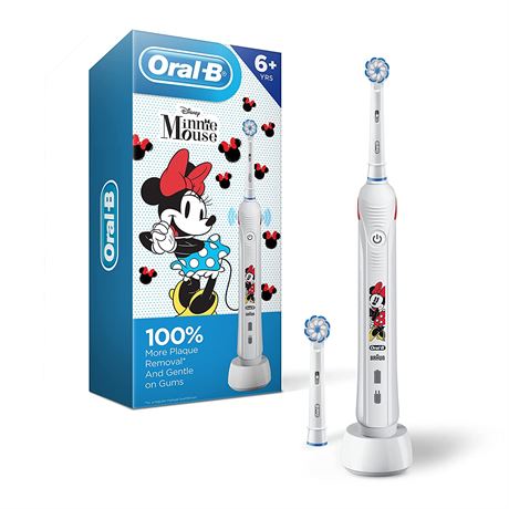 Oral-B Kids Electric Toothbrush Featuring Disney's Minnie Mouse