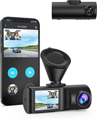 Vava Dual Dash Cam, 2K