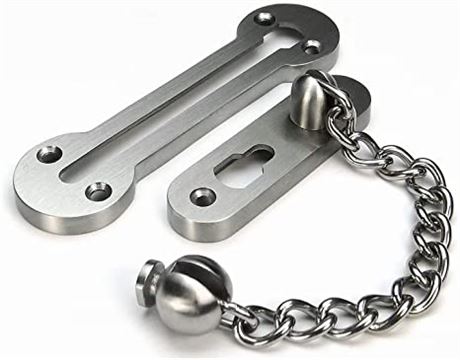 VIBORG Solid SUS304 Stainless Steel Door Chain