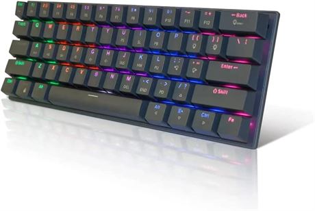 Supercolor PC Gaming Outemu SK61 LED Wired Mechanical Gaming Keyboard