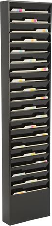 File Folder Wall Rack, 20 Pockets